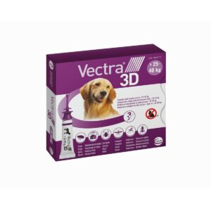 Pipetta per Cani Ceva 3D L 25-40 Kg 3 Unità